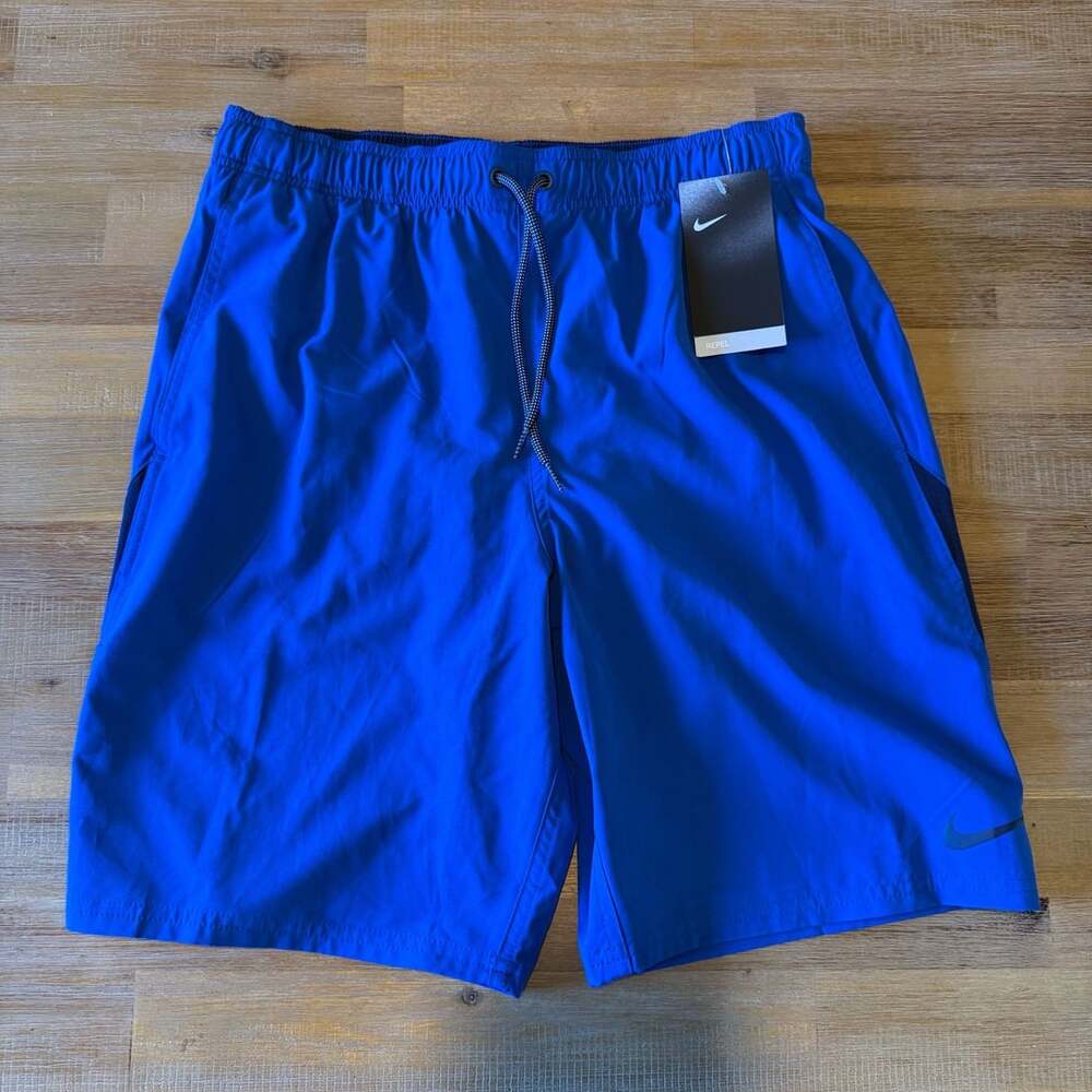 Nike Repel Game Royal Blue Volley Swim Shorts Size M